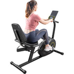 Bluetooth Monitor Exercise Bike with 8-Level Resistance
