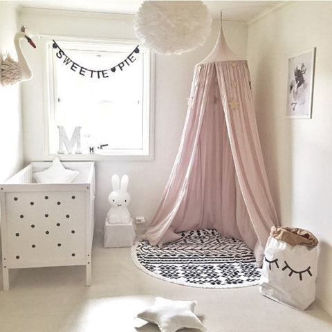 Nursery Room Crib or Bed Canopy Netting