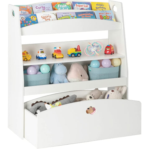 Children's Toy Storage and Book Organizer