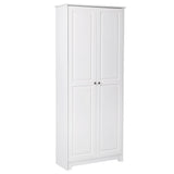 2 Door 5-Tier Wood Storage Cabinet