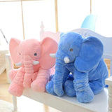 Pink and Blue Soft Plush Elephant Stuffed Doll Toy