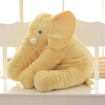 Yellow Soft Plush Elephant Stuffed Doll Toy
