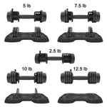 Home Gym Adjustable Dumbbells