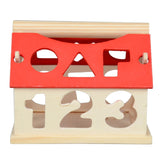 Kid's Wooden Toy Number House