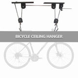 Bicycle Ceiling Rack with Heavy-Duty Lift
