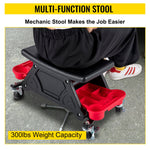 Mechanic Stool with Three Storage Trays