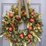 Autumn Pomegranate Hanging Wreath
