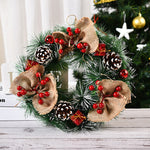 Christmas Wreath With Red Bow
