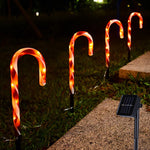 Christmas Candy Cane Solar LED Lights