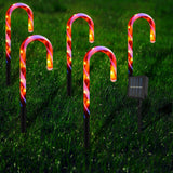 Outdoor Christmas Candy Cane Lights