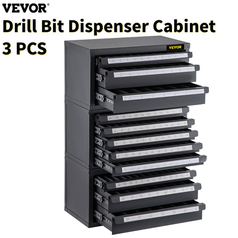 Stackable Drill Bit Dispenser Storage Box